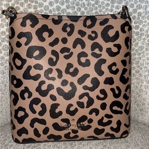 Kate Spade Leopard Darcy Bucket Bag